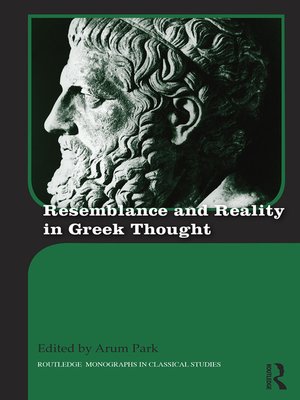 cover image of Resemblance and Reality in Greek Thought